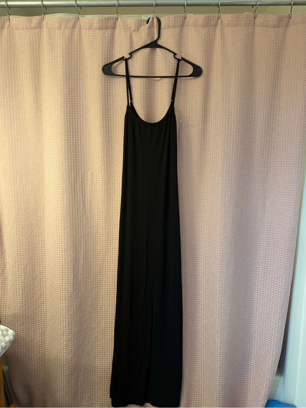 NWOT aerie Black Spaghetti Strap Maxi Dress